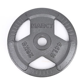 Tri-grip Cast Iron Weight Plates (1.25KG - 20KG) - Olympic Size - DirectHomeGym