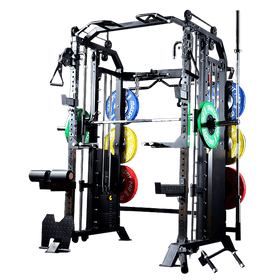 Massfit G7 Pro Functional Trainer, Power Rack, Smith - DirectHomeGym