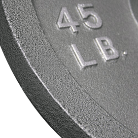 Competition Cast Iron Weight Plates (2.5lb - 45lb) - Olympic Size - DirectHomeGym