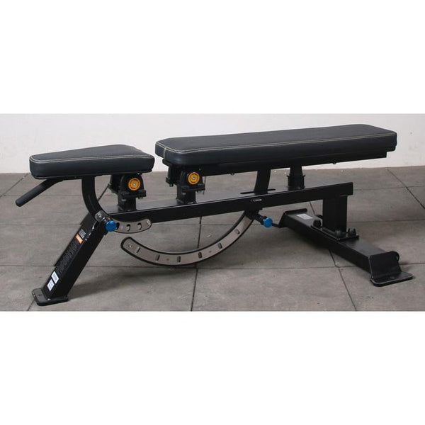 Heavy Duty Black Adjustable Bench - DirectHomeGym