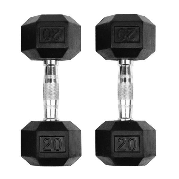 Fixed Hexagon Dumbbells (1 - 50KG) - DirectHomeGym