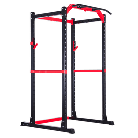Full Power Rack with Lats Cable Machine and Options - DirectHomeGym