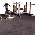 Square Tile High Density Rubber Shock Absorbing Gym Mat - DirectHomeGym