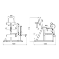 Seated Leg Curl / Extension Machine - Plate Loaded
